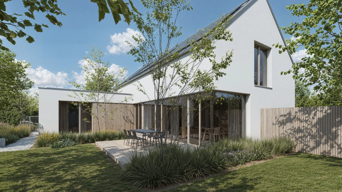 Nízkoenergetický dům u Zlína